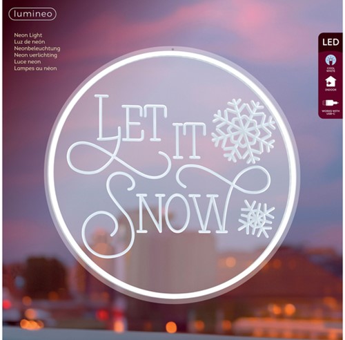 Ledbord Lumineo indoor USB Neon LED Led it snow