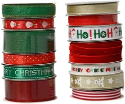 Lint Decoris polyester Kerstthema 13 dessins assorti