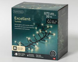 Kerstverlichting LED twinkel effect outdoor 20m 1272 lampjes
