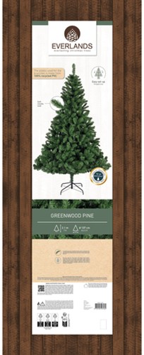 Kerstboom Everlands Greenwood 210cm-2