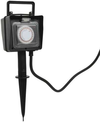 Stekker Lumineo pvc outdoor met timer-2