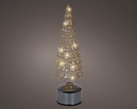 Kerstboom LED Lumineo glas flashing effect  34cm-2