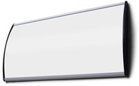 Informatiebord Office Curved A6 zilver