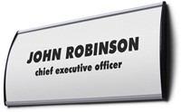 Informatiebord Office Curved A6 zilver-2
