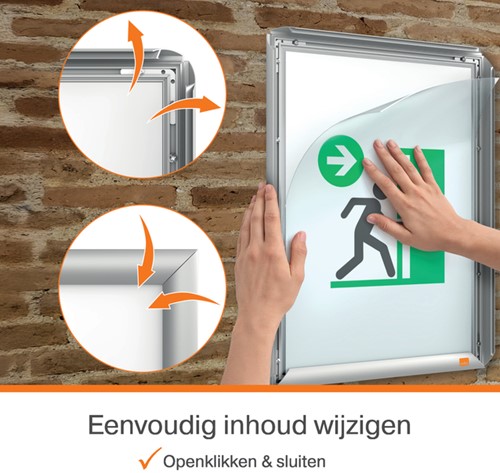 Kliklijst Nobo Impression Pro brandwerend A3-3