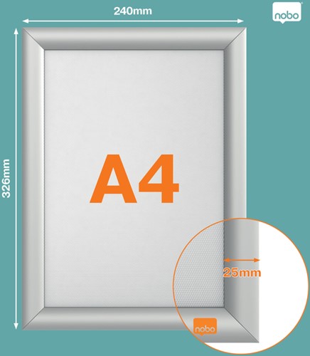 Kliklijst Nobo Impression Pro brandwerend A4-2
