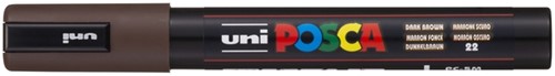 Paintmarker Uni POSCA PC5M medium donkerbruin-2