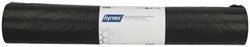 Afvalzak Hynex 70x110cm HDPE recycled T25 120L zwart rol à 25 stuks