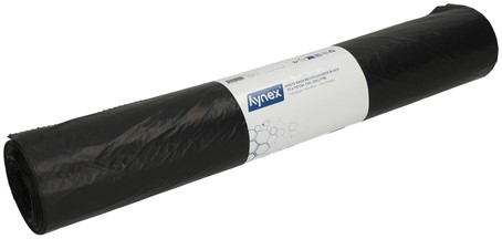 Afvalzak Hynex 70x110cm HDPE recycled T25 120L zwart rol à 25 stuks-2