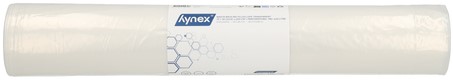 Afvalzak Hynex 70/15x200cm LDPE recycled T80 400L transparant ponsgaten rol à 5 stuks