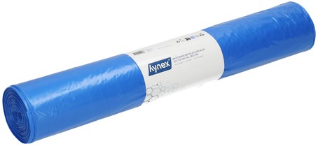 Afvalzak Hynex 70x110cm LDPE recycled T40 120L blauw rol à 20 stuks-2