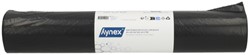 Afvalzak Hynex 60x80cm LDPE recycled T60 60L zwart rol à 20 stuks
