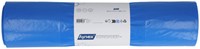 Afvalzak Hynex 65/25x135cm LDPE recycled T80 240L blauw rol à 10 stuks-1