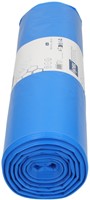 Afvalzak Hynex 70x110cm LDPE recycled T100 120L blauw rol à 20 stuks-3