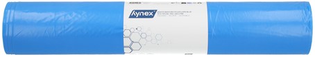 Afvalzak Hynex 70x110cm LDPE recycled T60 120L blauw rol à 20 stuks