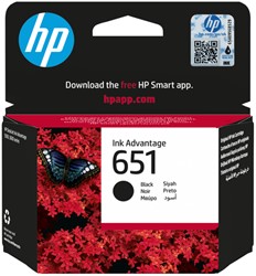 Inktcartridge HP C2P10A 651 zwart