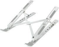 Laptopstandaard ACT inklapbaar 6 standen aluminium