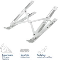Laptopstandaard ACT inklapbaar 6 standen aluminium-3