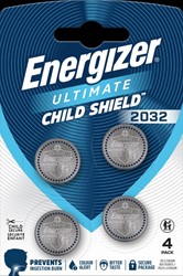 Batterij Energizer CR2032 4x Ultimate Lithium Triple Safety