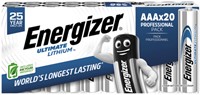 Batterij Energizer Ultimate Lithium 20x AAA