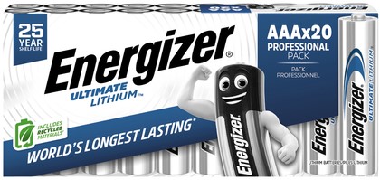 Batterij Energizer Ultimate Lithium 20x AAA