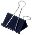 Papierklem MAULy 214 foldback 50mm zwart 12 stuks