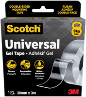 Montagetape Scotch universele dubbelzijdig geltape 3mx30mm transparant-2
