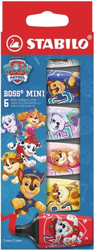 Markeerstift STABILO BOSS mini PAW Patrol 6st
