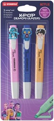 Markeerstift STABILO Swing cool K-Pop Demon Hunters BL V2 3st