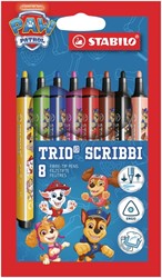 Viltstift STABILO Trio Scribbi  PAW Patrol 8st
