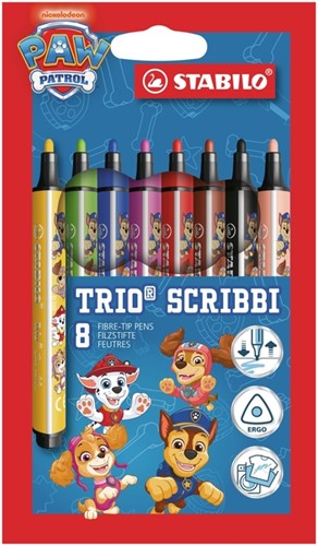 Viltstift STABILO Trio Scribbi  PAW Patrol 8st