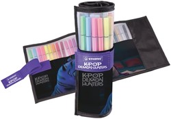 Viltstift STABILO Pen 68 K-Pop rollerset Demon Hunters assorti 25st