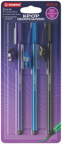 Viltstift STABILO Pen 68 K-Pop Demon Hunters V2 3st