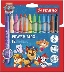 Viltstift STABILO power max PAW Patrol 12st