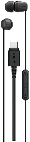 Oordopjes Sony EX15C bedraad USB-C in ear zwart