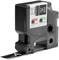 Labeltape Dymo Rhino industrieel vinyl 19mm wit op zwart-2