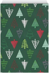 Cadeauzakjes Evergreen Forest 21x30cm 100 stuks