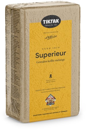 Koffie Tiktak superieur snelfiltermaling 1000 gram