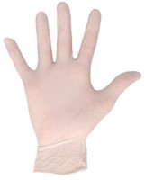 Handschoen CMT L latex poedervrij wit 100 stuks-2