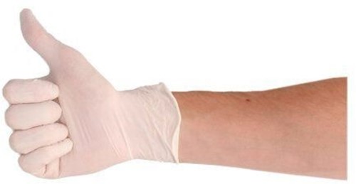 Handschoen CMT L latex poedervrij wit 100 stuks-3