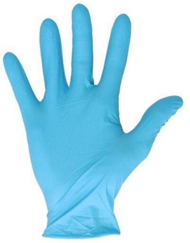 Handschoen CMT S soft nitril blauw 100 stuks-2