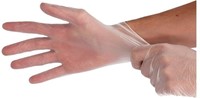 Handschoen CMT M vinyl poedervrij wit 100 stuks-1