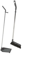 Stofblikset Vikan ErgoClean met veger  900mm grijs-1