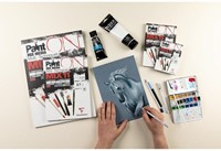 Mix Media Papier Clairefontaine 11 A4 Paint On 27 vel 250gram assorti-3