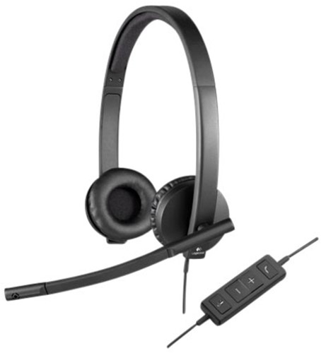 Headset Logitech H570E On-ear zwart