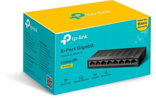 Desktopswitch TP-Link LiteWave LS1008G 8-poorts Gigabit-2