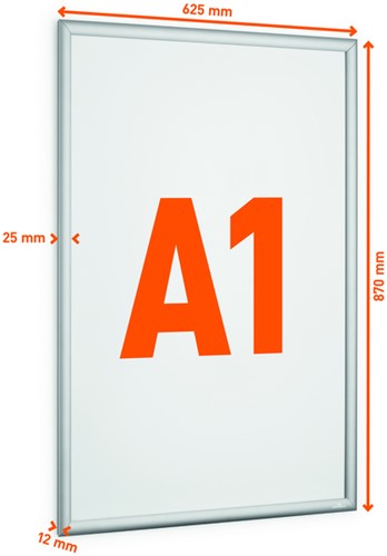 Kliklijst Durable aluminium A1 outdoor-2