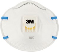Stofmasker 3M voor schuren 8822 FFP2 met ventiel 3 stuks-3