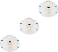 Stofmasker 3M voor schuren 8822 FFP2 met ventiel 3 stuks-3