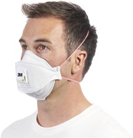 Stofmasker 3M Aura Comfort Cool Flow 9332 FFP3 met ventiel 10 stuks-2